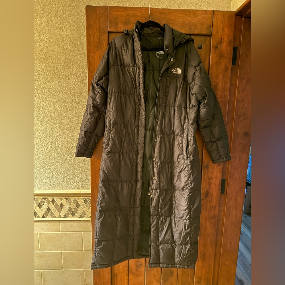 The North Face Full-Length Black Puffer Coat